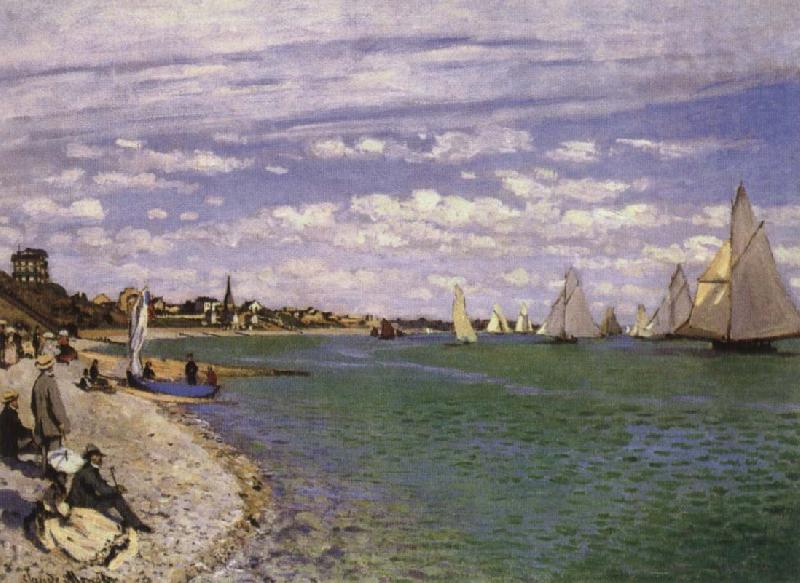 Edouard Manet The Regatta at Saomte-Adress